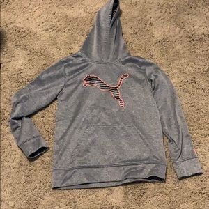 Grey Puma Athletic Hoodie